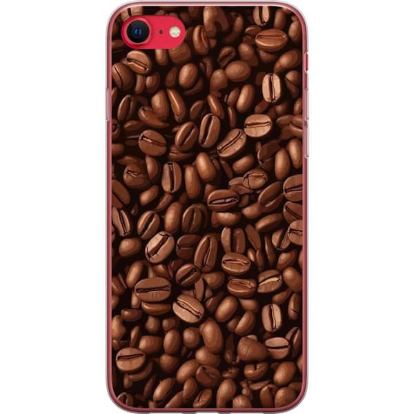 Kompatibel Mobilcover til Apple iPhone SE (2022) Kaffebönor närbild brun
