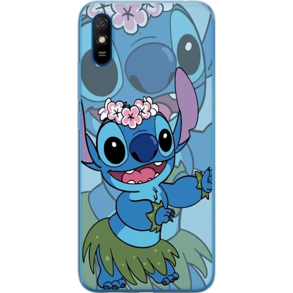 Xiaomi Redmi 9AT Genomskinligt Skal Stitch under Stjärnorna – Magisk Anime-stil