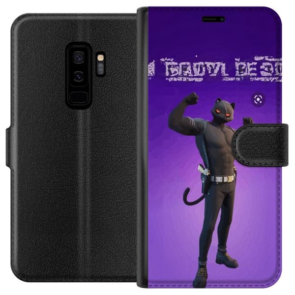 Kompatibel Tegnebogsetui til Samsung Galaxy S9+ Fortnite - Meowscles