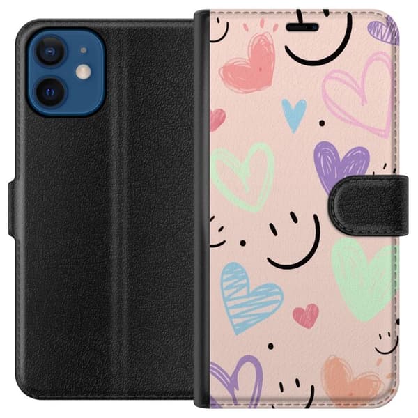 Kompatibelt Plånboksfodral till Apple iPhone 12 mini Glatt mönster
