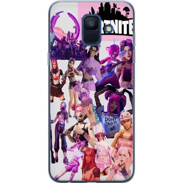 Samsung Galaxy A6 (2018) Gennemsigtig cover Fortnite