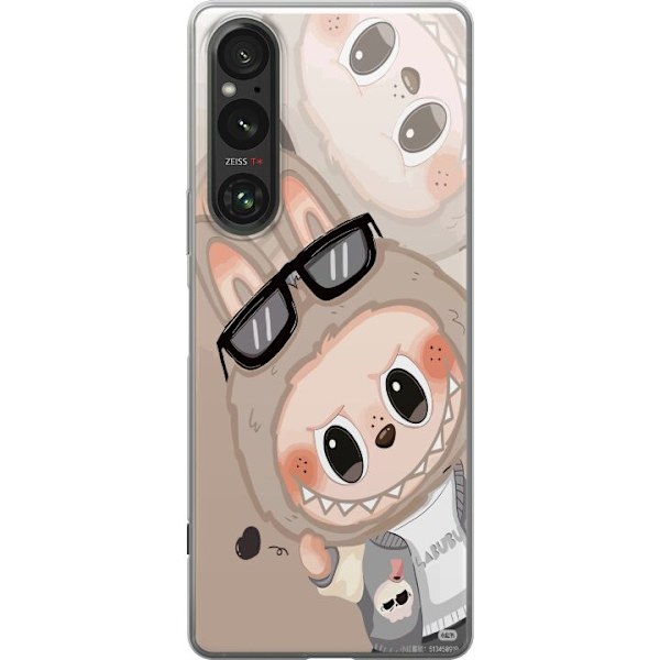 Sony Xperia 1 VI Läpinäkyvä kuori Labubu Rainbow Chaos
