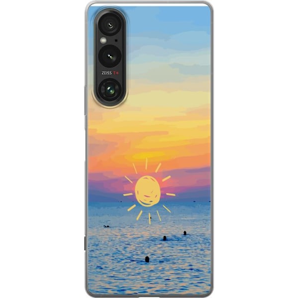 Sony Xperia 1 V Gjennomsiktig deksel Solnedgang