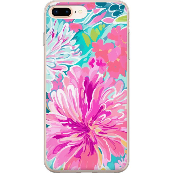 Apple iPhone 7 Plus Gennemsigtig cover Blomsterrebs