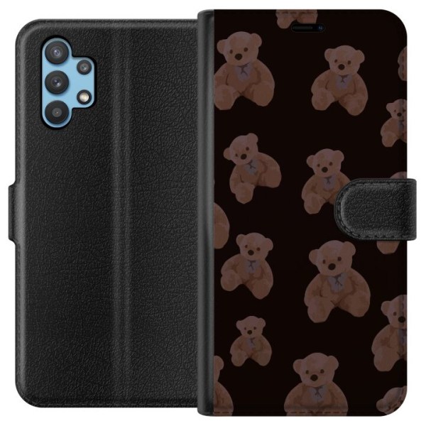 Samsung Galaxy A32 5G Plånboksfodral En björn flera björnar