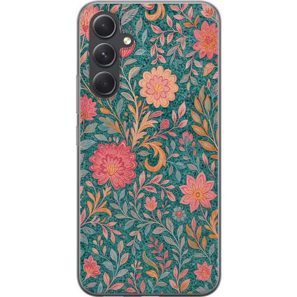 Samsung Galaxy S24 Gennemsigtig cover Floral Dream