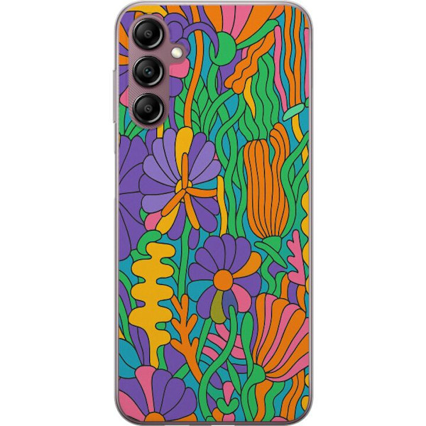 Samsung Galaxy A14 5G Gennemsigtig cover Farveeksplosion