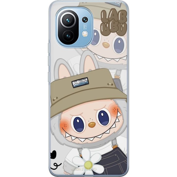 Xiaomi Mi 11 Gjennomsiktig deksel Labubu Minimal Mood - Enkel og stilig monsterdesign