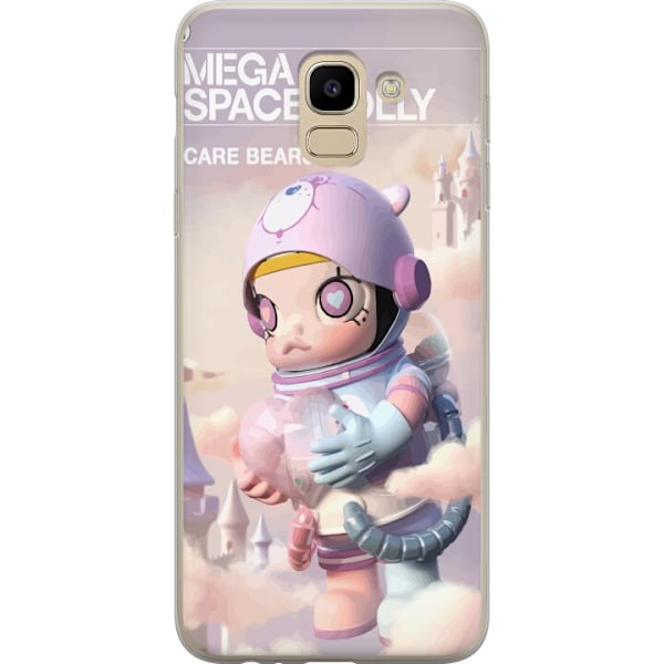 Samsung Galaxy J6 Gennemsigtig cover Mega Space Molly Care Bears Series - Share Bear Edition
