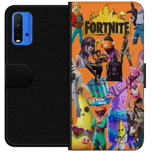 Xiaomi Redmi Note 9 4G Lompakkokotelo Fortnite