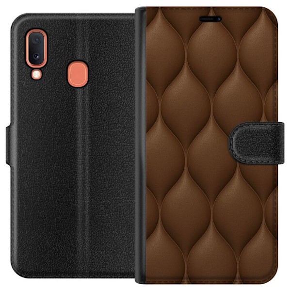Samsung Galaxy A20e Tegnebogsetui Kakaoskalaer