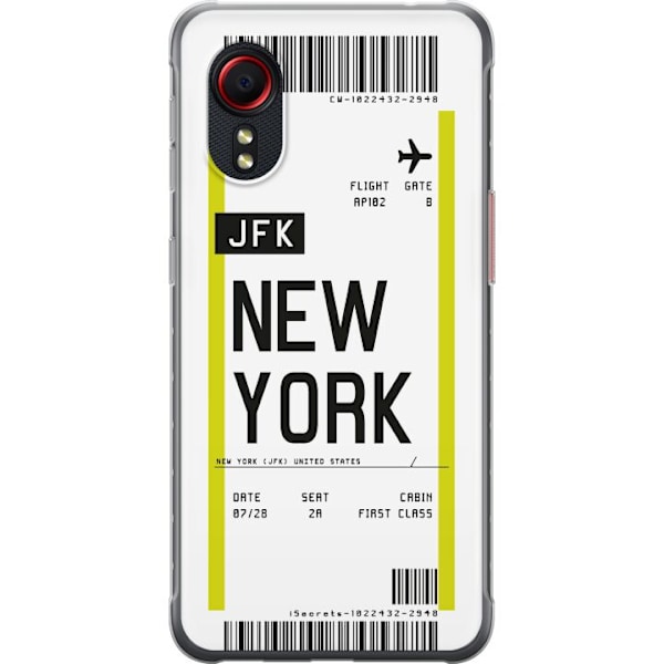 Samsung Galaxy Xcover 5 Genomskinligt Skal New York