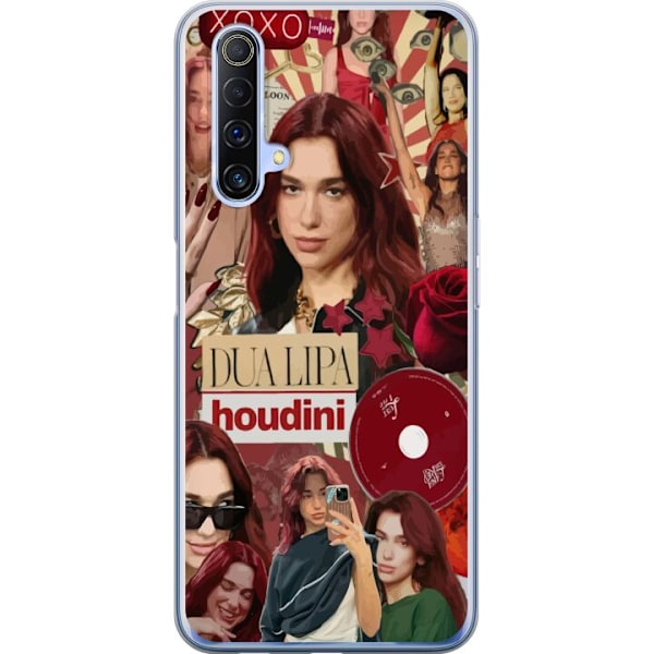 Realme X50 5G Gjennomsiktig deksel Dua Lipa – Fashion & Styl