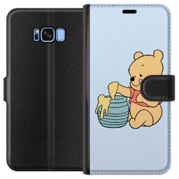Kompatibelt Plånboksfodral till Samsung Galaxy S8 Nalle Puh