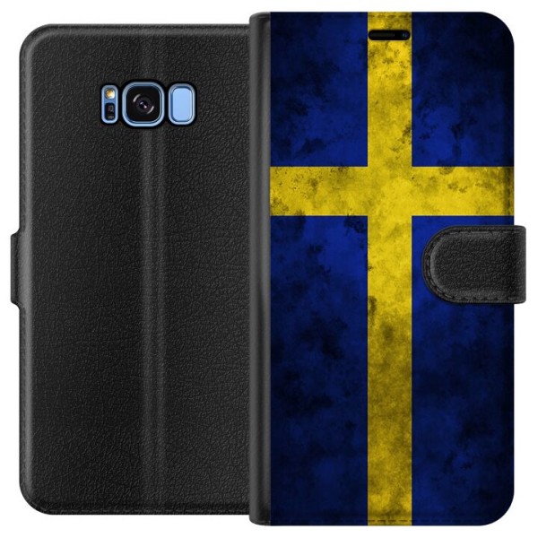 Samsung Galaxy S8 Lommeboketui Sverige Flag