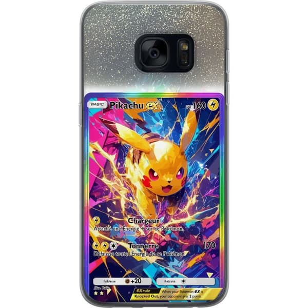 Kompatibelt Mobildeksel til Samsung Galaxy S7 Pikachu gul
