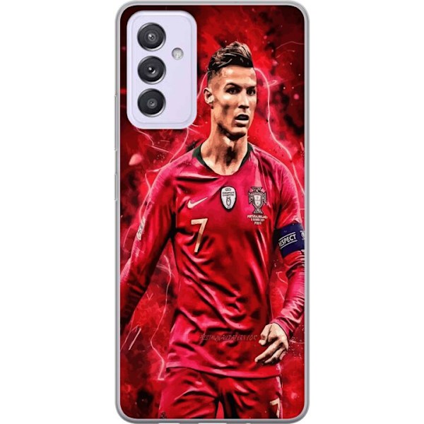 Samsung Galaxy A82 5G Genomskinligt Skal Ronaldo Skills – CR7 Design för Äkta Supporters