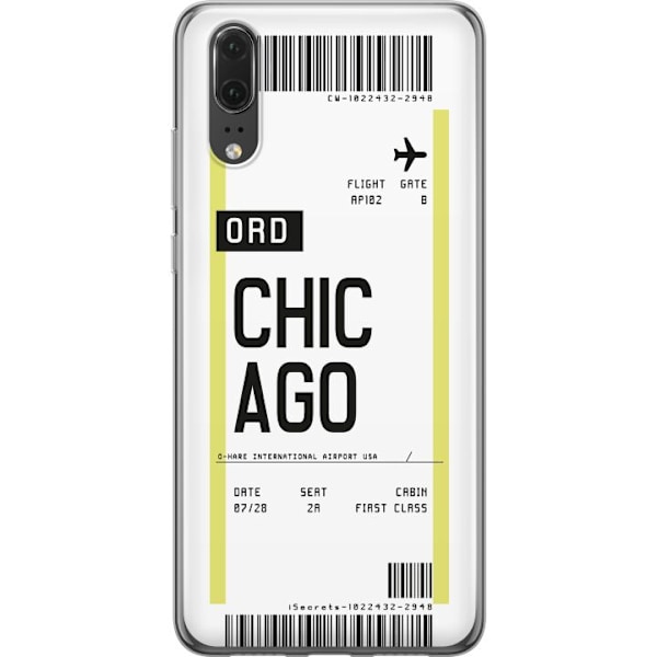 Huawei P20 Gennemsigtig cover Chicago