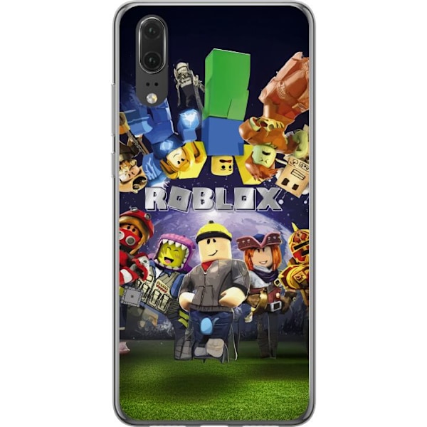 Huawei P20 Genomskinligt Skal Roblox Värld – Gamingäventyr för Barn & Ungdomar