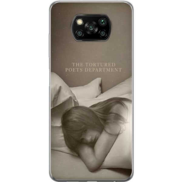 Xiaomi Poco X3 NFC Läpinäkyvä kuori Taylor Swift