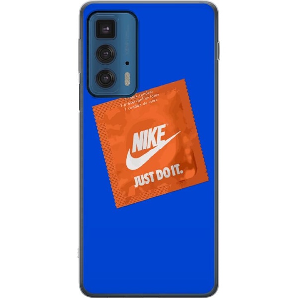 Motorola Edge 20 Pro Läpinäkyvä kuori Nike