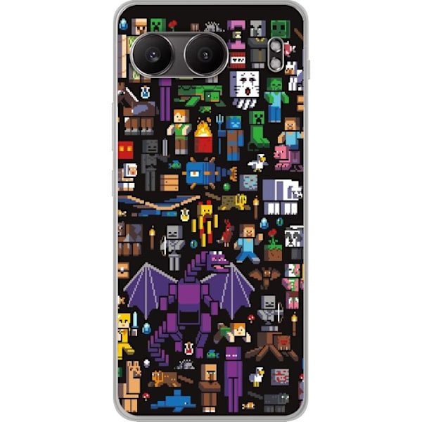 OnePlus Nord 4 Gennemsigtig cover Minecraft