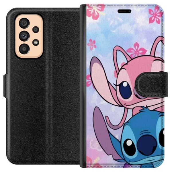 Kompatibelt Lommeboketui til Samsung Galaxy A53 5G Stitch & Angel