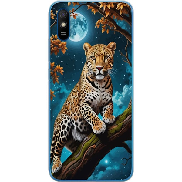 Xiaomi Redmi 9A Genomskinligt Skal Leopard