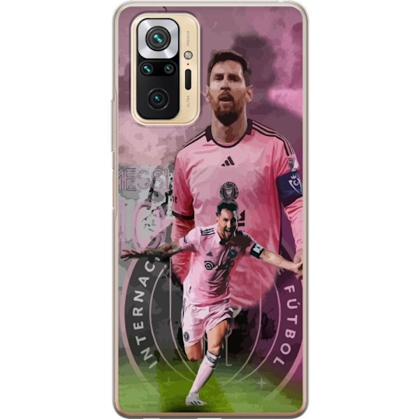 Xiaomi Redmi Note 10 Pro Gennemsigtig cover Messi