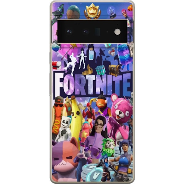 Google Pixel 6 Pro Gjennomsiktig deksel Fortnite Skins Emotes
