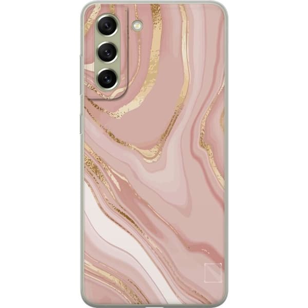 Kompatibelt Mobildeksel til Samsung Galaxy S21 FE 5G Marmor Rosa