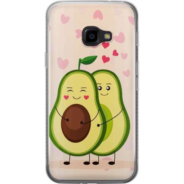 Samsung Galaxy Xcover 4 Gennemsigtig cover Avokado Kærlighed