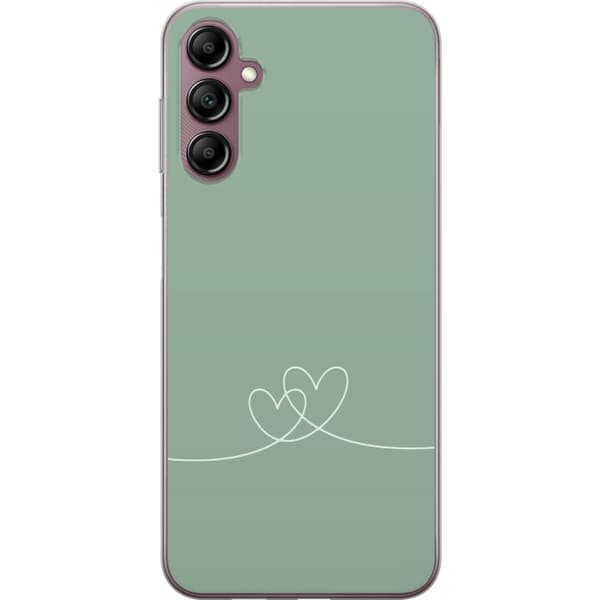 Kompatibelt Mobildeksel til Samsung Galaxy A14 5G Grønt Hjerte