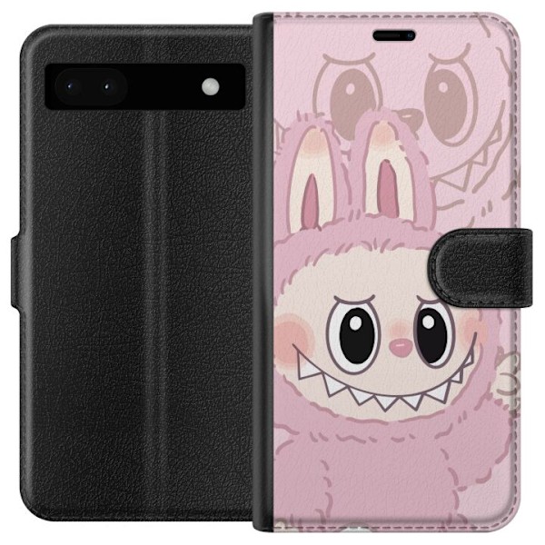 Google Pixel 6a Tegnebogsetui Labubu Floral Freak