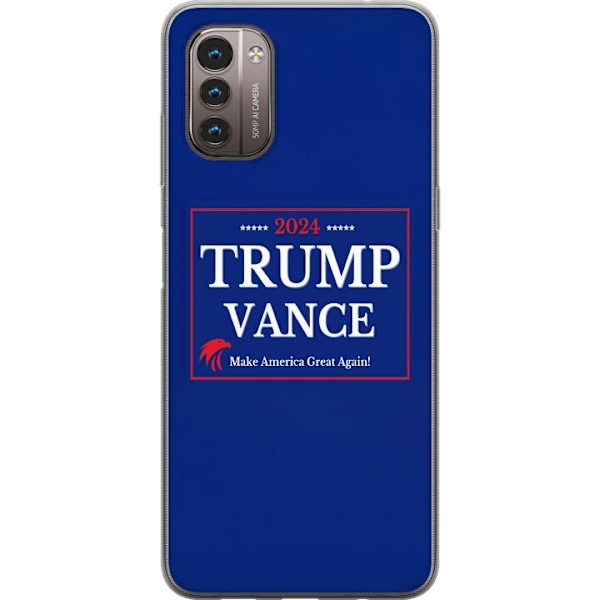 Nokia G21 Läpinäkyvä kuori Trump | Vance 2024