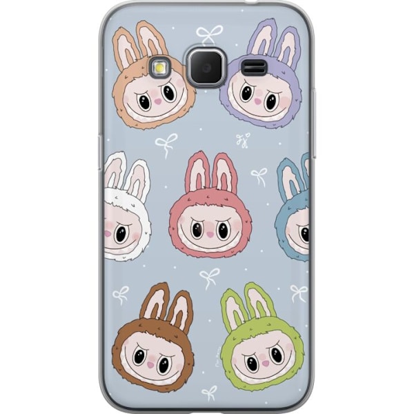 Samsung Galaxy Core Prime Genomskinligt Skal Pastel Labubu