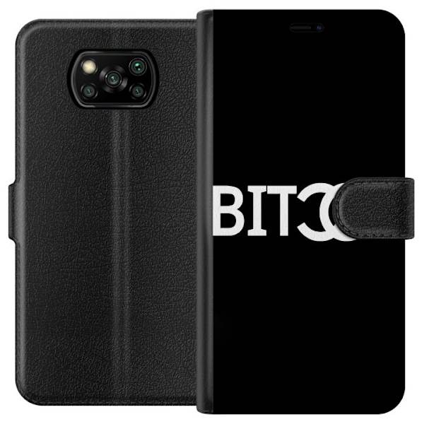 Xiaomi Poco X3 NFC Lompakkokotelo Bitch Chanel -inspiroima katumuoti Muoti Tekstimotiivi Trendi Ikoninen Tyyli Kaupunkisuunnittelu