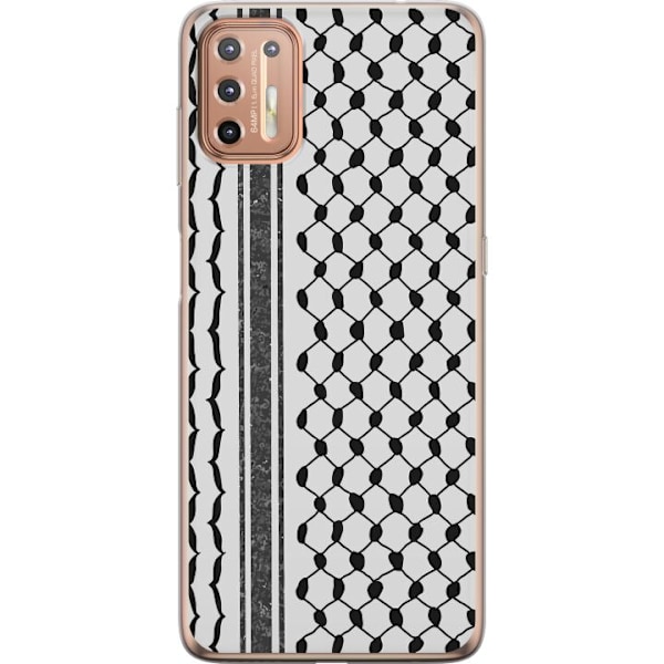 Motorola Moto G9 Plus Gennemsigtig cover Palæstinensisk møns