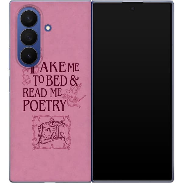 Kompatibelt Mobildeksel til Samsung Galaxy Z Fold7 Rosa poesisitat rosa