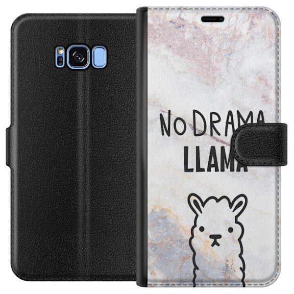 Samsung Galaxy S8 Lompakkokotelo Llama Marmori