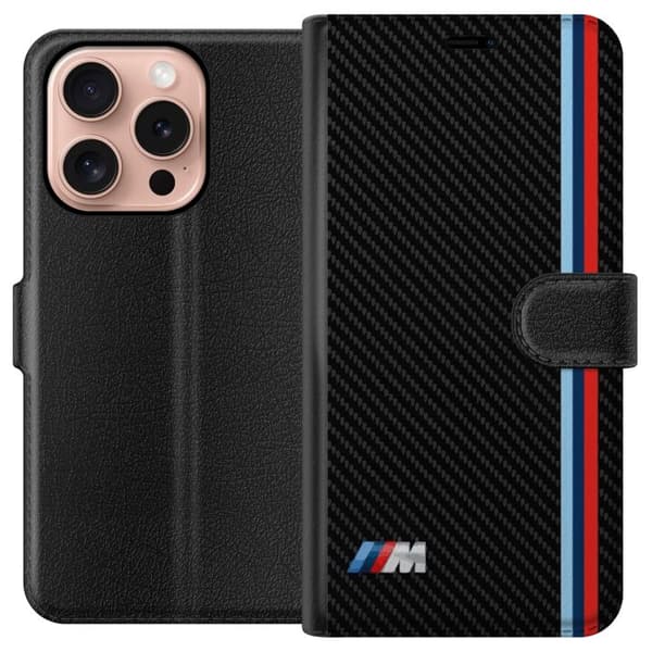 Kompatibelt Lommeboketui til Apple iPhone 16 Pro BMW M