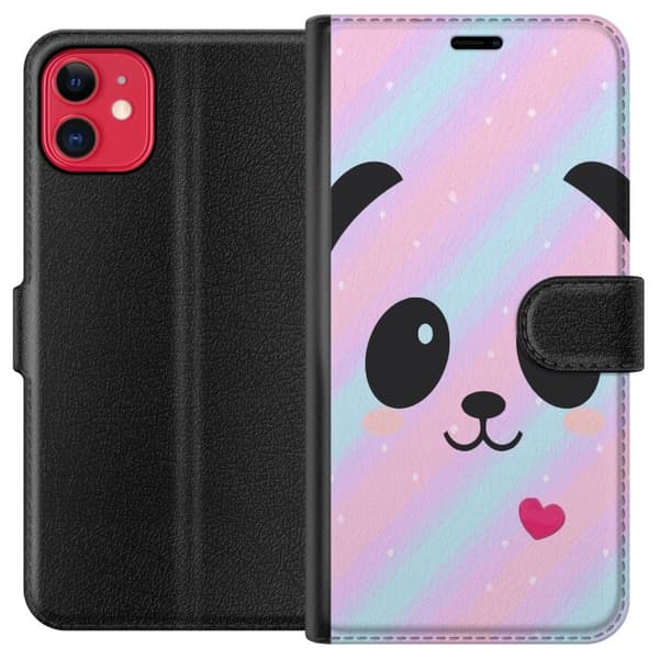 Yhteensopiva Lompakkokotelo Apple iPhone 11 Sateenkaari Panda