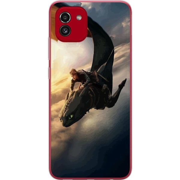 Samsung Galaxy A03 Gennemsigtig cover Drage Træner