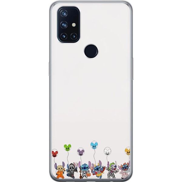 OnePlus Nord N10 5G Gjennomsiktig deksel Stitch Kostyme