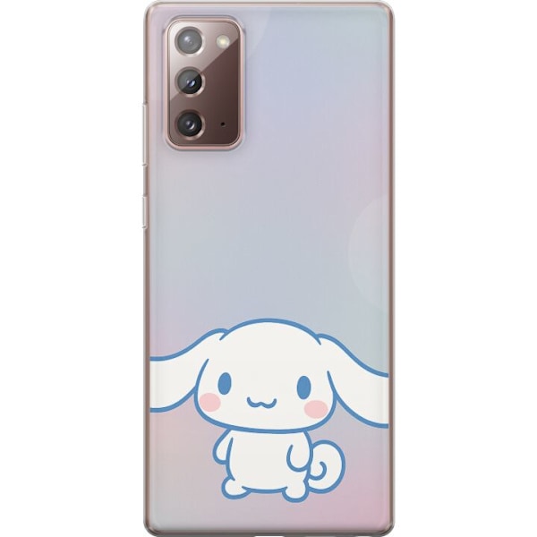 Samsung Galaxy Note20 Genomskinligt Skal Kawaii Sanrio Cinnamonroll