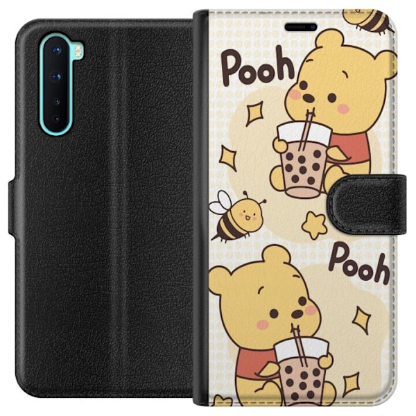 OnePlus Nord Tegnebogsetui Nalle Pooh-stil - klassisk bjørnemotiv i en ny fortolkning