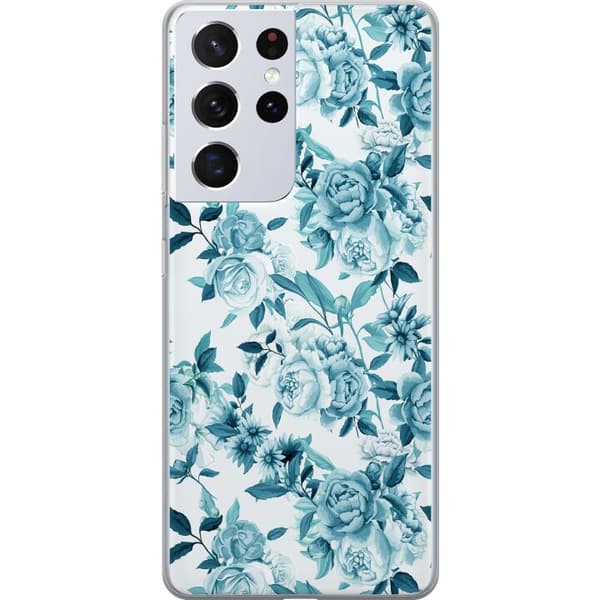 Kompatibelt Mobildeksel til Samsung Galaxy S21 Ultra 5G Blomster