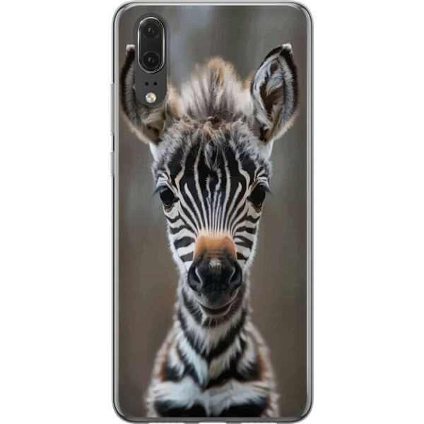 Huawei P20 Läpinäkyvä kuori Giraffi Eläinaihe Afrikka Luonto Graafinen Kuva Savanni Villieläimet Suosittu Seinätaide Eksoottinen Teema