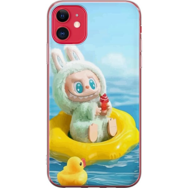 Apple iPhone 11 Genomskinligt Skal Labubu Macaron Series