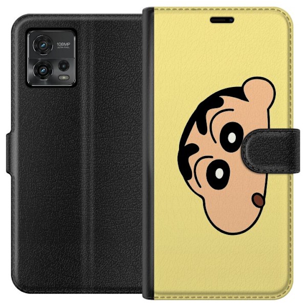 Motorola Moto G72 Lommeboketui Peeking Shinchan